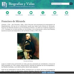 Biografia de Francisco de Miranda