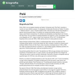 Biografia de Pelé - Biografia