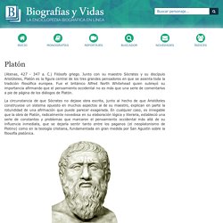 Biografia de Platón
