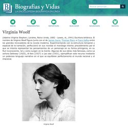 Biografia de Virginia Woolf