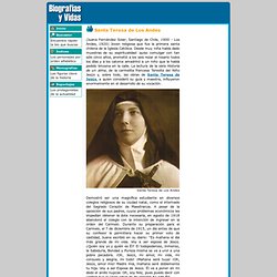 Biografia de Santa Teresa de Los Andes