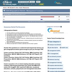 Biographical sketch example for thesis picture