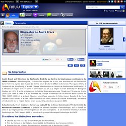Biographie > André Brack, Astrobiologiste