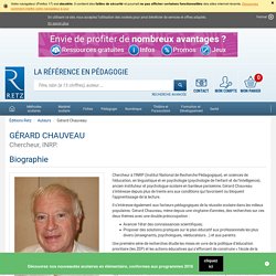 Gérard Chauveau, biographie et bibliographie
