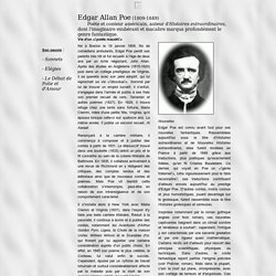 Biographie d'Edgar Allan Poe