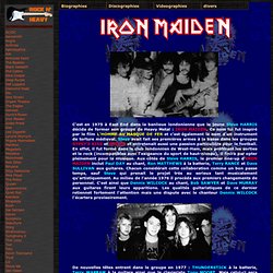 Biographie d'Iron Maiden