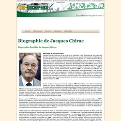 Biographie de Jacques Chirac