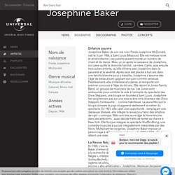 Biographie de Josephine Baker