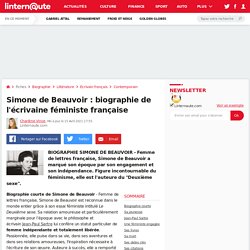 Simone de Beauvoir : biographie de l'écrivaine féministe française