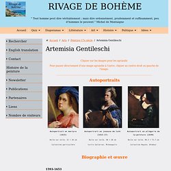 Biographie et œuvre de Artemisia Gentileschi