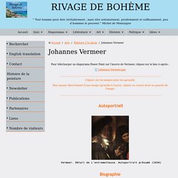 Biographie et œuvre de Johannes Vermeer