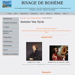 Biographie et œuvre de Antoine Van Dyck