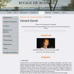 Biographie et œuvre de Gérard David (1455-1523)