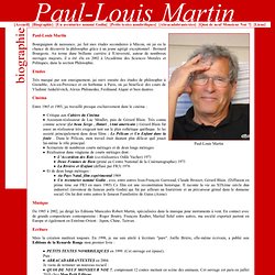 Biographie de Paul-Louis Martin