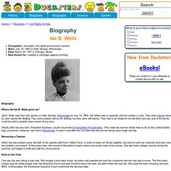 Biography for Kids: Ida B. Wells