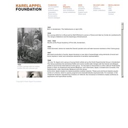 Biography - Karel Appel Foundation