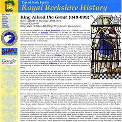 RBH Biography: King Alfred the Great (849-899)