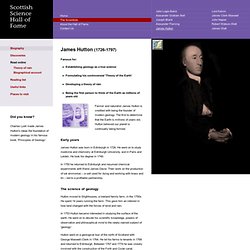 James Hutton biography - Science Hall of Fame