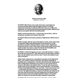 who was Ayn Rand? - a biography, Playboy interview, 1964