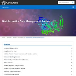 Bioinformatics Data Management Service - ComputaBio