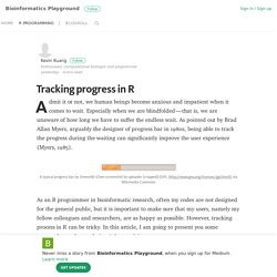 Tracking progress in R – Bioinformatics Playground