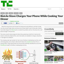 BioLite Stove Charges Your Phone While Cooking Your Dinner