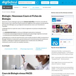 Cours de Biologie Gratuit : 2165 Cours de Biologie en téléchargement gratuit