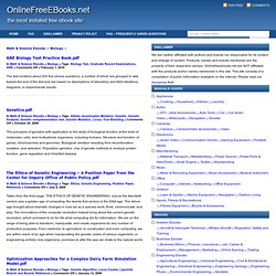 Biology » PDF ebooks, Owners Service Manuals & Guides » OnlineFreeEbooks.net