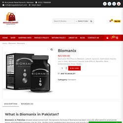 Biomanix in Pakistan