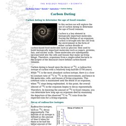 BioMath: Carbon Dating