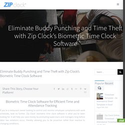 Biometric Time Clock Software for Efficient Time and Attendance Tracking