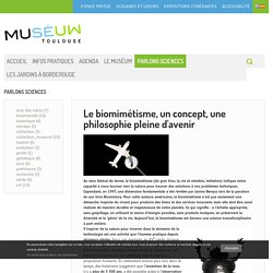 Le biomimétisme, un concept, une philosophie pleine d'avenir - PARLONS SCIENCES - Museum