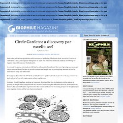 » Circle Gardens: a discovery par excellence!