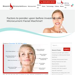 Factors to ponder upon before investing in a Microcurrent Facial Machine!!