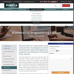 Biostatistical Programming Services For Clinical trials study data management, cro Statistical Analysis, Medical Report audit help in Uk, Usa and Australia