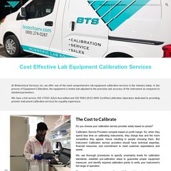 Lab Instrument Calibration Service in Your Budget