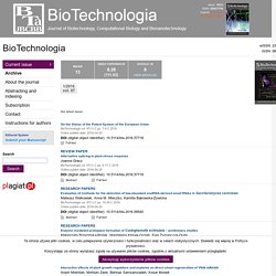 BioTechnologia