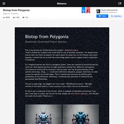 Biotop from Polygonia on Behance