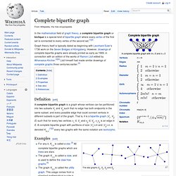 Complete bipartite graph