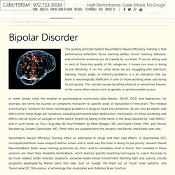 Bipolar Disorder Plano / DFW