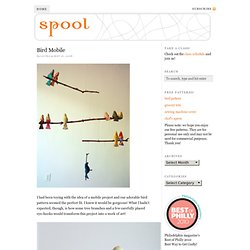 Bird Mobile — Spool Sewing