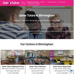 Tutors Birmingham - Tuition to help children and teenagers achieve