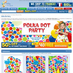 Big 1 Dots - Boy Party Supplies at Birthday in a Box