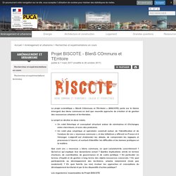 Projet BISCOTE - BIenS COmmuns et TErritoire