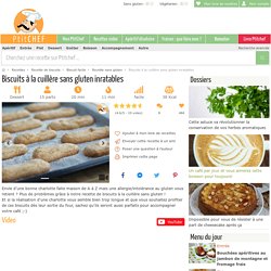 Biscuits à la cuillère sans gluten inratables, Recette Ptitchef