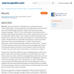 Biscuits – FREE Biscuits information