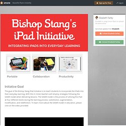 Bishop Stang's iPad Initiative