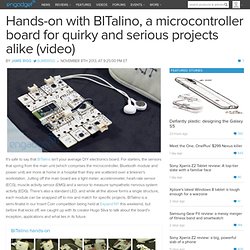 Hands-on with BITalino, a microcontroller board for quirky and serious projects alike (video)