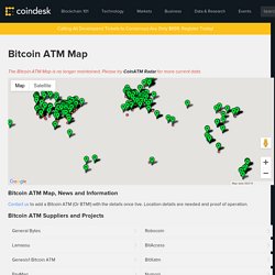 Bitcoin ATM Map - Find Your Nearest Bitcoin ATM