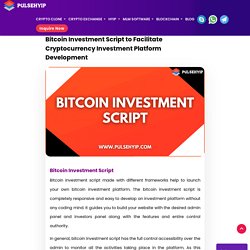 Bitcoin Investment Software